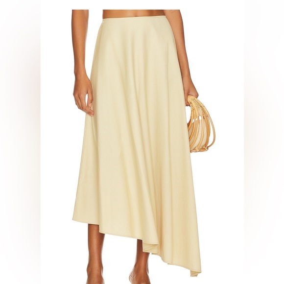 Worm once! Asymmetrical Midi Skirt - Picture 2 of 4